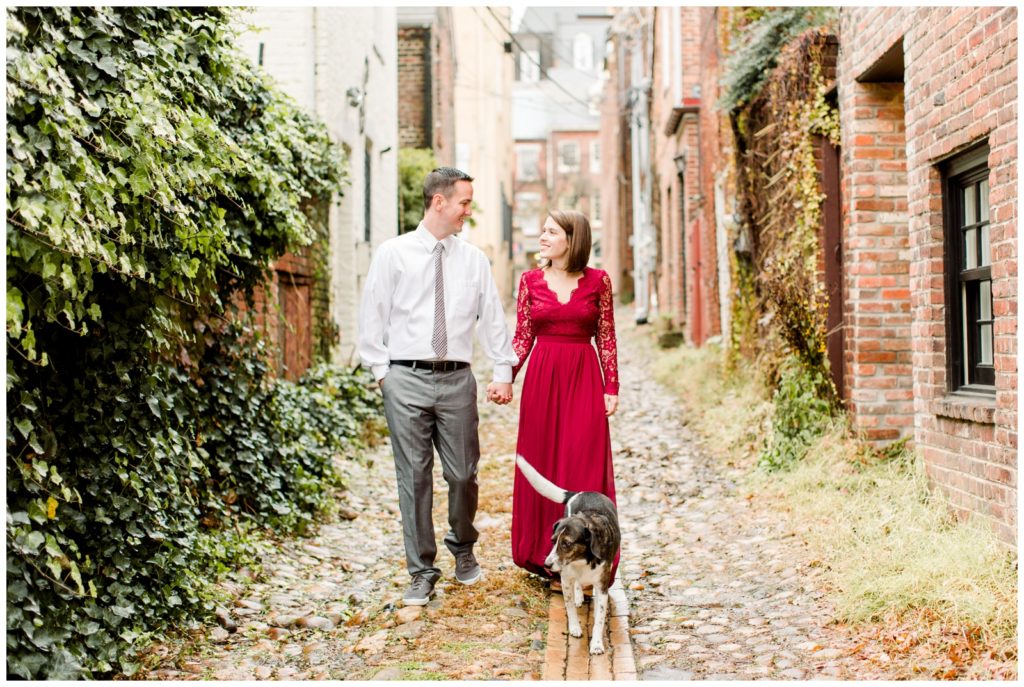 Fall Old Town Alexandria Engagement Session